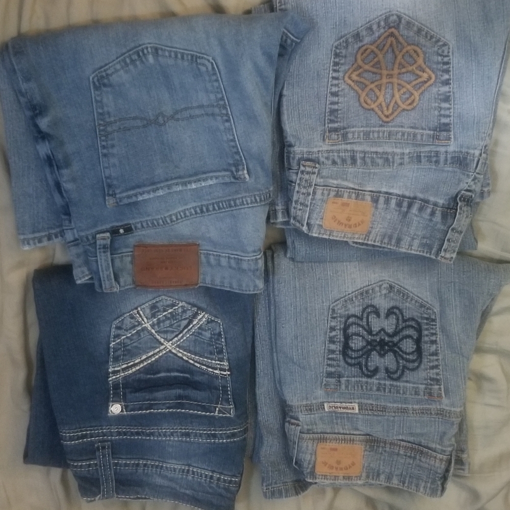 Mixed Lot Women Jeans GUC